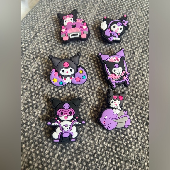 Kuromi Croc Charms (6 charms) - Picture 2 of 3